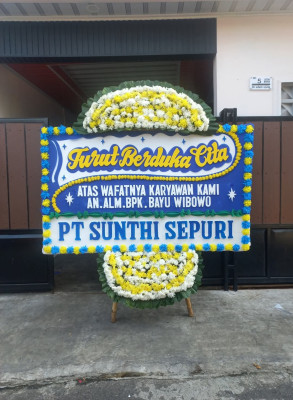 Papan Bunga Duka di Mandirancan